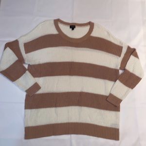 Torrid Striped Crewneck Sweater